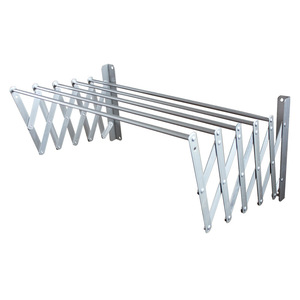 Porte-serviettes et vêtements mural coulissant à cinq barres en alliage d'aluminium, sans perçage, pour balcon, toilettes et intérieur - Product Image 1