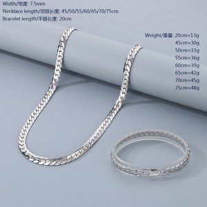 Collier en <span class=keywords><strong>acier</strong></span> <span class=keywords><strong>inoxydable</strong></span> 316L inaltérable, chaîne cubaine NK tendance et élégante, bijou décontracté style hip-hop - Product Image 6