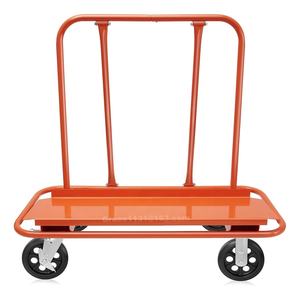 Carro de plataforma de cuatro ruedas plegable personalizable para paneles de yeso con Panel de acero de 1000KG para manejo de hojas para carros de mano - Product Image 2