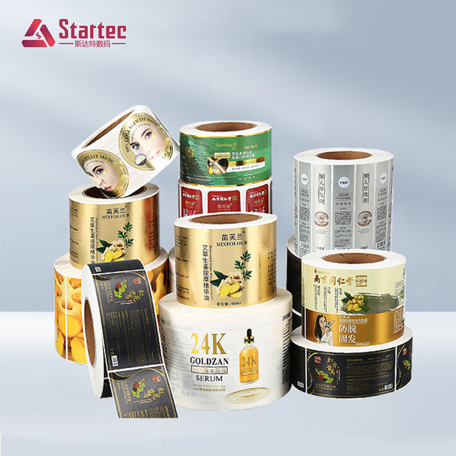 Original Factory Customized Waterproof Self Adhesive Label Stickers Printing Label Food Bottle Advertising Logo Packaging Labels