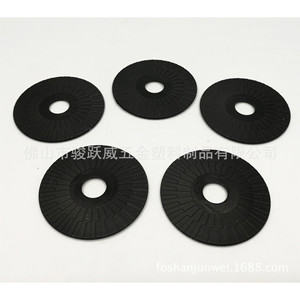 Arandela plana negra de 45 mm de diámetro, accesorio de ferretería metálica engrosada para muebles, duradera - Product Image 4
