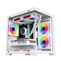 PC de Escritorio para Juegos Personalizado en Negro, Procesador I5-12400F, Tarjeta Gráfica RTX 5060 de 8GB, 8GB de RAM DDR4, SSD de 256GB, Computadora de 500W para Deportes Electrónicos