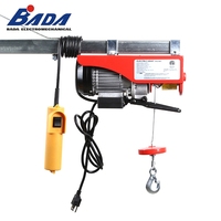Nouvelle mini grue électrique à câble métallique 460W 4.1A 100/200/150/300/125/250kg 12/6m pour hôtels