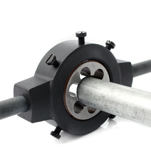 SHARKA G1/2 G1/4 G1/8 G3/8 Machos de roscar de acero aleado para roscado redondo, machos de roscar para tuberías estándar con rosca derecha, machos de roscar de estría recta - Product Image 2