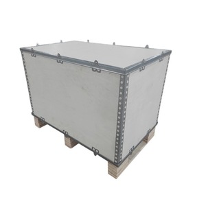 Qihong Packaging Steel-Edged <b>Wooden</b> <b>Crates</b> 10mm Plywood Customizable Size Export Logistics Packaging - Product Image 3
