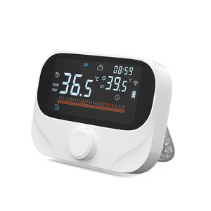 <span class=keywords><strong>Thermostat</strong></span> mural pour chaudière hydronique WIFI Tuya Smart RF sans <span class=keywords><strong>fil</strong></span>, écologique, anti-inflammable, PC+ABS, un à un, sans câblage - Product Image 1