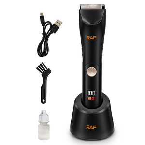 Tondeuse à barbe rechargeable RAF 5W, tondeuse sans fil, batterie lithium intégrée, outil de toilettage portable, coupe-cheveux - Product Image 1