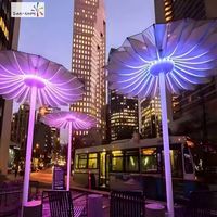 Vente en gros IP65 étanche extérieur RVB LED fibre optique lumières florales-jardin/parc/carré décorations de paysage