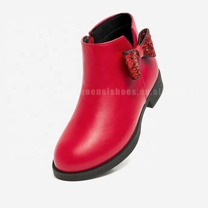 Bottes d'hiver chaudes pour bébé fille, nouvelle marque, chaussures de neige, rouge, pour enfant - Product Image 2