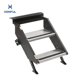 HOMFUL de aluminio <span class=keywords><strong>plegable</strong></span> de RV entrada paso <span class=keywords><strong>autocaravana</strong></span> RV entrada doble paso caravana RV paso - Product Image 1