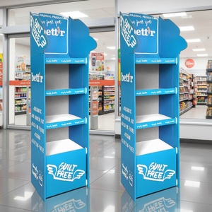 Expositor de Perfumes de Cartón Promocional Personalizado Gratuito con Diferentes Niveles para Uso en Tiendas - Product Image 1