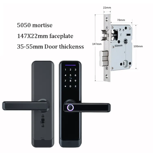 Tuya TTlock Smart RFID Fingerprint Digital <strong>Door</strong> Locks with Keys - Product Image 5