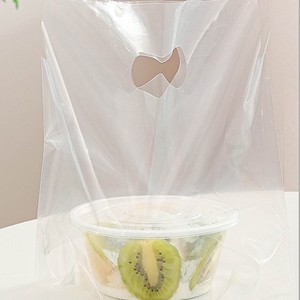 Custom Disposable Bubble Tea & Coffee Cups <b>Carrier</b> Double Four Cup Takeout Plastic Bag with Custom Logo - Product Image 5