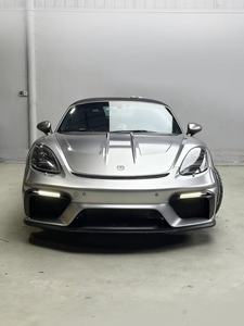 Cofano in Fibra di Carbonio Stile A-T per Porsche <span class=keywords><strong>Cayman</strong></span> 718 981 Boxster Copertura Motore in Fibra di Carbonio - Product Image 4