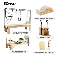 Wavar cinq pièces ensemble bois Pilates réformateur Yoga formation Pilates minceur et musculation noyau formation réformateur