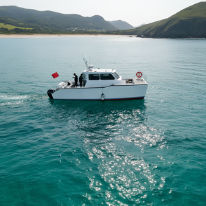 Catamarán de aluminio DK-CM32 de 32 pies para pesca, casco en V profunda, estabilidad superior, <span class=keywords><strong>lancha</strong></span> rápida para alta mar - Product Image 2