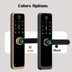 Tuya Wi-Fi Interfone de vídeo Fechadura digital inteligente à prova d'água para porta com chave de impressão digital Fechadura inteligente para câmera fechadura inteligente - Product Image 6