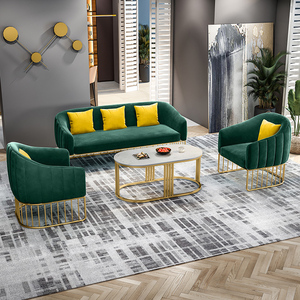 Conjunto de Mesa y Sillas de Recepción de Estilo Nórdico Moderno, de Hierro Forjado, para Salón de Belleza, Salón de Uñas, o Espacios de Espera - Product Image 5