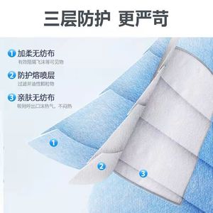 หน้ากากอนามัยสำหรับผู้ใหญ่แบบใช้แล้วทิ้ง Zhengxin 3 ชั้น ผ้าไม่ถักทอ ป้องกันฝุ่น ระบายอากาศได้ดี ป้องกันโรคระบาด - Product Image 2