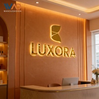 Letreros Comerciales Personalizados con Entrega Rápida, Letreros LED, Letras 3D Iluminadas para Logotipos de Empresas, Letreros para Tiendas en Exteriores