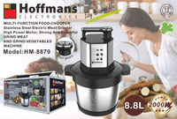 Hoffmans HM-8879 Hachoir à viande électrique 8,8 L 2000W avec moteur en cuivre pur et contrôle 4 vitesses pour la vente en gros en Afrique