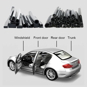 איכות גבוהה ללבוש עמיד בפני רצועת חותם גומי עבור חלון המכונית והדלת דלת - Product Image 4