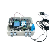 Kit Stasiun Pemantau Cuaca IoT 4G, Perekam Data Nirkabel Industri, Sensor Kecepatan Angin, Curah Hujan, dan Level Air