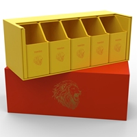 Boîte coulissante personnalisée avec compartiments, boîte rigide coulissante sur mesure avec diviseurs intérieurs, fournisseur d'emballages en papier recyclable