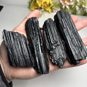 Pietra Grezza Naturale Semipreziosa Tormalina Nera per Guarigione o Decorazione Casa - Product Image 6