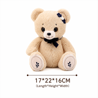 Jouets en peluche mignons d'animaux EPT, ours, lapin, cerf, chat, animaux en peluche doux, poupées câlines, cadeaux d'anniversaire et de Noël pour enfants