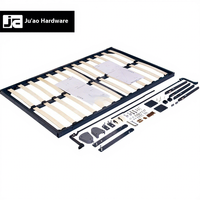 Lit mural pliable moderne en acier invisible personnalisé avec fonctions de relevage et de rabaissement 1,8 m