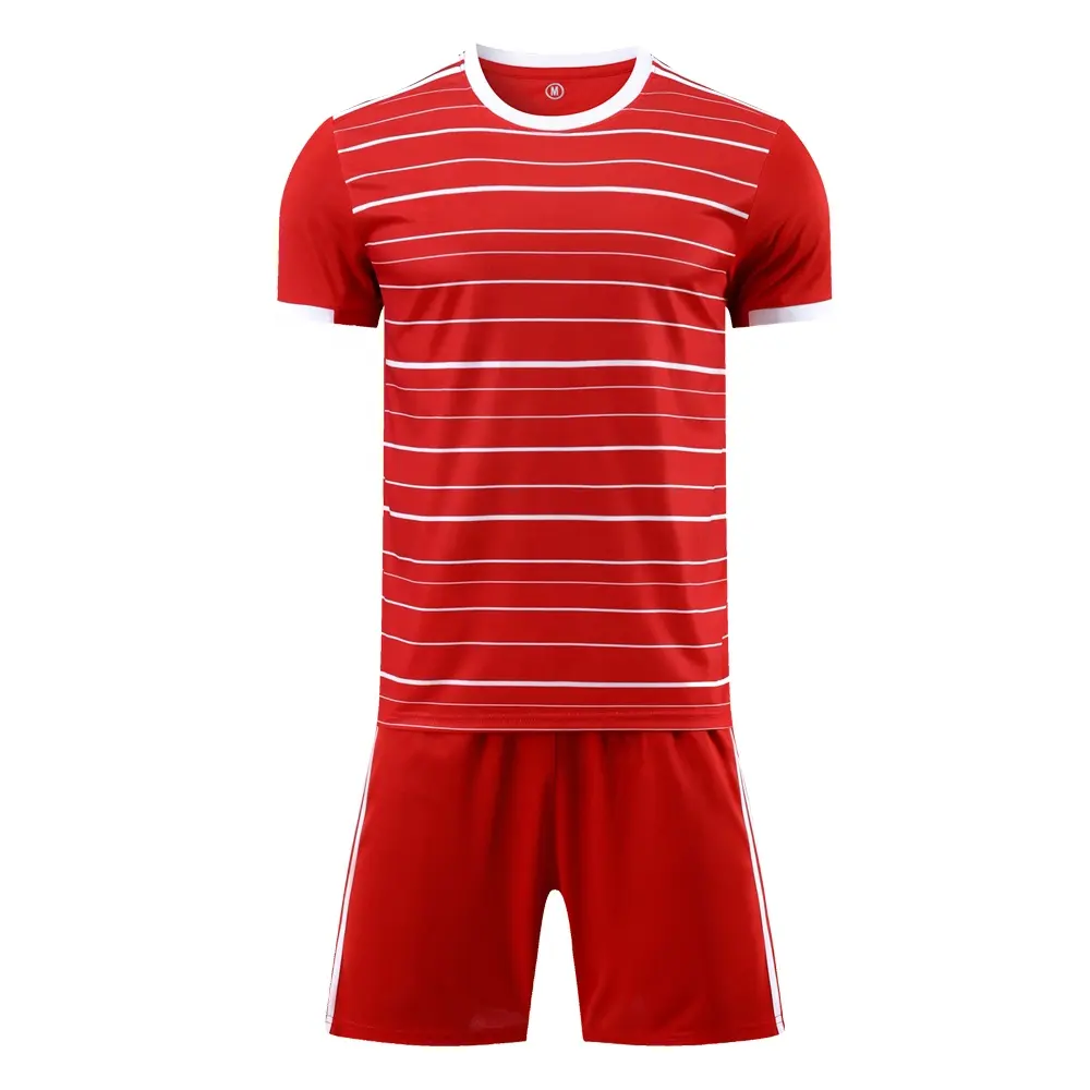 Großhandel Team Club benutzer definierte Fußball bekleidung Set Stickerei Fußball Kit Patch sublimiert Fußball trikot für Männer