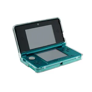 Nouvelle peau dure en cristal pour Console Nintend 3DS Protection complète en plastique étui transparent pour Console NS 3DS