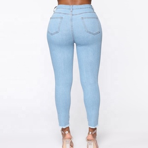 Pantalons en <span class=keywords><strong>jean</strong></span> pour femmes de haute qualité, pantalons <span class=keywords><strong>skinny</strong></span>, jeans <span class=keywords><strong>taille</strong></span> haute, pantalons crayon, jeans pour femmes - Product Image 6
