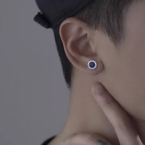 Magnetische Oorknopjes Koperen Set Diamanten Oorknopjes Voor Mannen Zonder <span class=keywords><strong>Piercing</strong></span> - Product Image 2