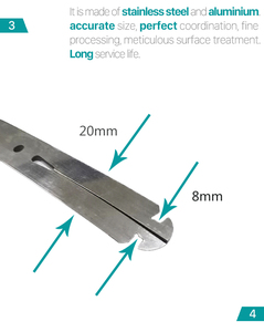 Accessoires pour portes et fenêtres à <span class=keywords><strong>volets</strong></span> roulants en aluminium, crochets à ressort pour <span class=keywords><strong>volets</strong></span> roulants <span class=keywords><strong>de</strong></span> sécurité <span class=keywords><strong>de</strong></span> 100mm x 150mm, connecteurs pour tiges <span class=keywords><strong>de</strong></span> suspension. - Product Image 5