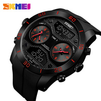 Skmei Jam Tangan Digital Pria, Arloji Merek Terkenal, Wajah Bulat, Modis, Jam Tangan Pria 1355, Jam Tangan Digital Pria