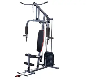 Xoyoou Multifunctionele Workout Station Stapel Gewichtheffen Bodybuilding Home Gym Met Katrolarm Been Ontwikkelaar Roeien Terug Pull