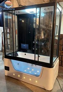 Cabina de Ducha de Vapor Acrílica Independiente <span class=keywords><strong>con</strong></span> Cascada, Hidromasaje y Calefacción Eléctrica a Vapor - Product Image 3