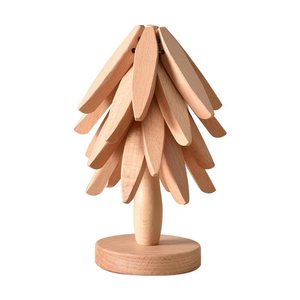 A forma di albero 4 trivete in <span class=keywords><strong>legno</strong></span> con 1 supporto per bevande sottobicchieri in <span class=keywords><strong>legno</strong></span> con supporto per supporto in <span class=keywords><strong>legno</strong></span> resistente al calore portabicchieri per la casa - Product Image 6