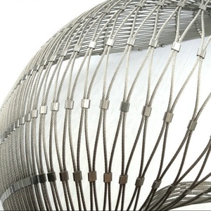 Nhà Sản Xuất Tùy Chỉnh 304/316 Thép Không Gỉ Cầu Thang Lan Can/LAN Can/Lan Can Và Ban Công Hàng Rào Với Cáp Lưới - Product Image 2