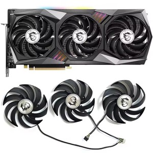 4PIN PLD09210B12HH แท้90มม. สำหรับ3080Ti RTX3080 MSI GeForce RTX3060 <span class=keywords><strong>3060</strong></span> <span class=keywords><strong>Ti</strong></span> RTX 3070 3080 3090เกม <span class=keywords><strong>X</strong></span> <span class=keywords><strong>Trio</strong></span> กราฟิกการ์ด F - Product Image 1