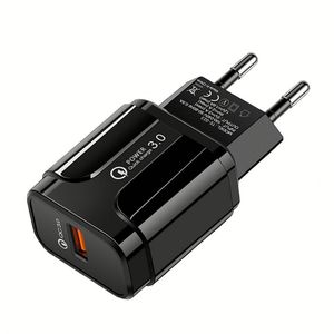 Chargeur USB 18W à charge rapide QC 3.0, adaptateur de charge rapide pour Xiaomi/pour Samsung, chargeur USB pour téléphone 14 13 12 11 Pro MAX - Product Image 1