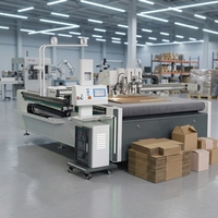 Plotter de Corte Digital de Cama Plana para Papel, Cartón, Láminas de Espuma KT, Cartón Corrugado y Cajas de Cartón con Cámara CCD