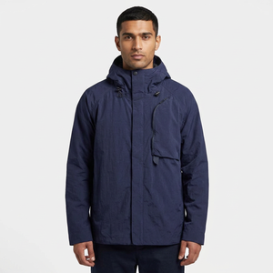 Wholesale Solid Color Sportswear Canvas Hooded <b>Jacket</b> Men <b>Lightweight</b> Windbreaker Stand Collar Autumn <b>Running</b> <b>Jacket</b> - Product Image 1