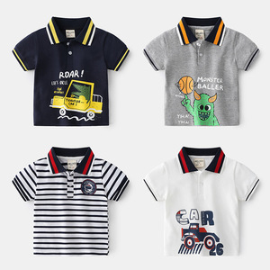 Vente en gros de t-shirts pour enfants, logo personnalisé, t-shirts vierges de haute qualité pour garçons, fabrication OEM en Chine - Product Image 1