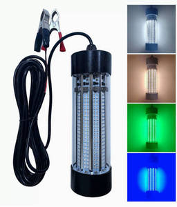 12V <span class=keywords><strong>DC</strong></span> 200W 防水水中LED集魚灯 高輝度アルミフレーム グリーン クラッピー イカ 海釣り用集魚灯 - Product Image 4