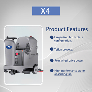 CleanHorse X4 2026 Newest Ride on <b>Floor</b> Scrubber Flexible Operation for Concrete <b>Floor</b> <b>Cleaning</b> Scrubber <b>Machine</b> Ride-On Design - Product Image 6
