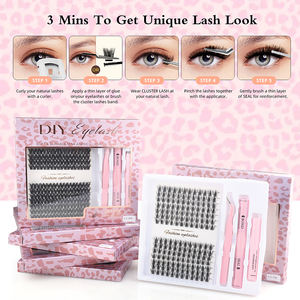 ขนตาปลอมแบบใยสังเคราะห์ขายส่ง รับทำแบรนด์ส่วนตัว ขนตาแบบเส้นบางพิเศษ รับผลิตโลโก้ ชุดขนตาปลอม - Product Image 3