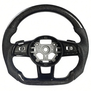 Volant de direction personnalisé en carbone pour Volkswagen VW <span class=keywords><strong>Golf</strong></span> MK7 MK7.5 Passat Jetta Lavida GTI <span class=keywords><strong>GTD</strong></span> - Vente flash - Product Image 1